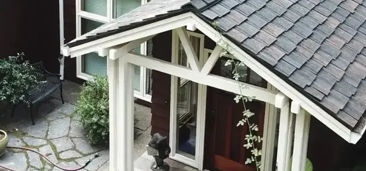 Covered porch built by JBK Construction